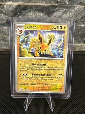 Pokémon Jolteon 029/131 Reverse Holo from Prismatic Evolutions Set M/NM